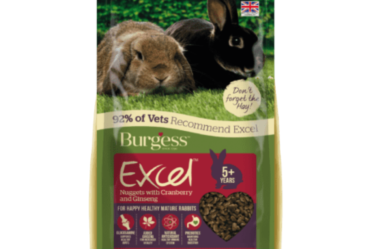 Burgess -  Excel Mature Rabbit Nuggets with Cranberry & Ginseng - 2kg