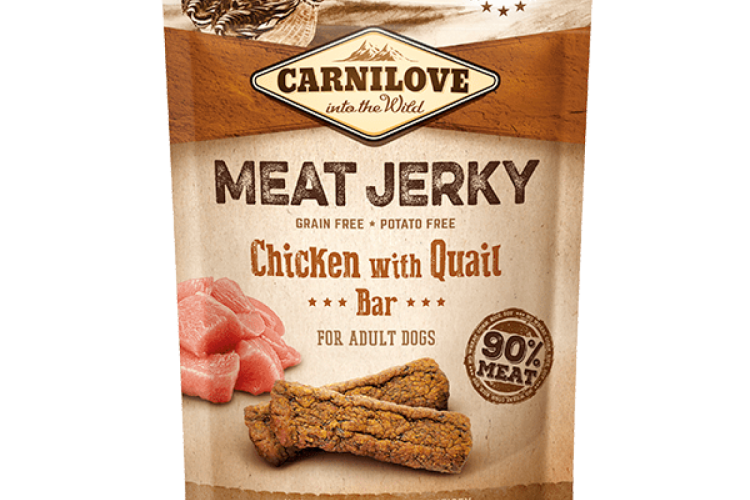 Carnilove - Jerky Chicken with Quail Bar