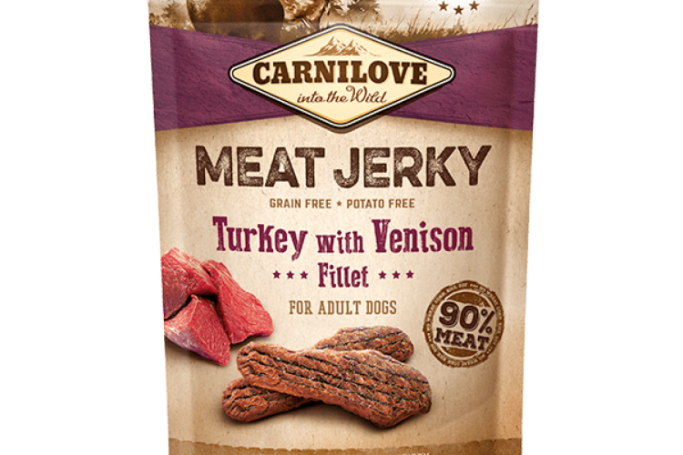 Carnilove - Jerky Turkey with Venison Fillet