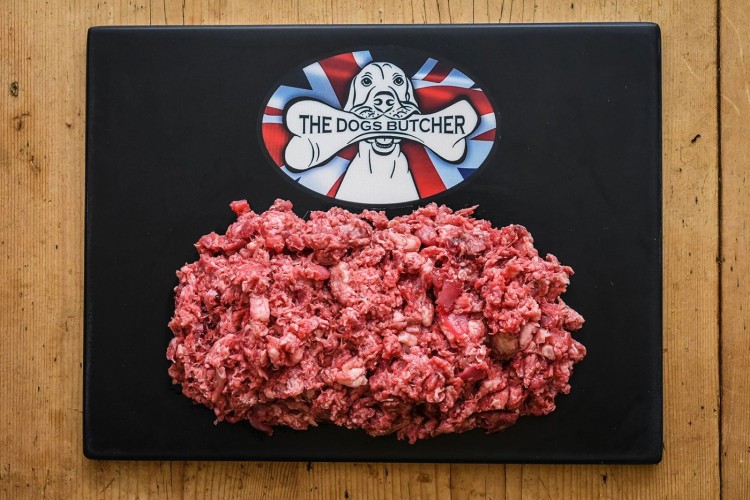 The Dogs Butcher - Duck Mince Approx 50% Bone - 1kg